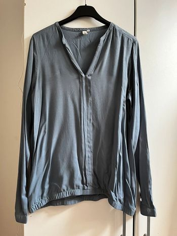 Blouse bleu gris taille 38