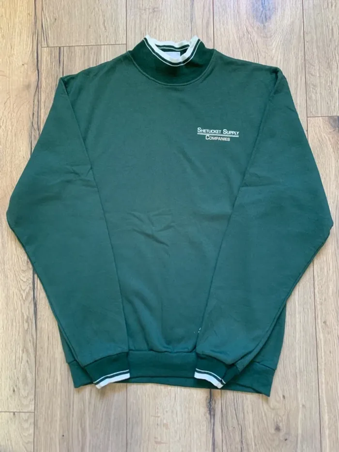 Pull Champion vert Taille M - photo numéro 5
