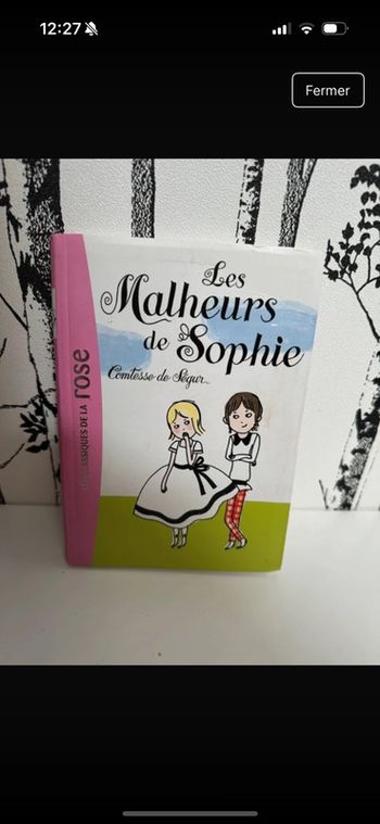 Livre Les malheurs de Sophie