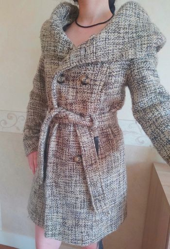 Manteau effet vintage
