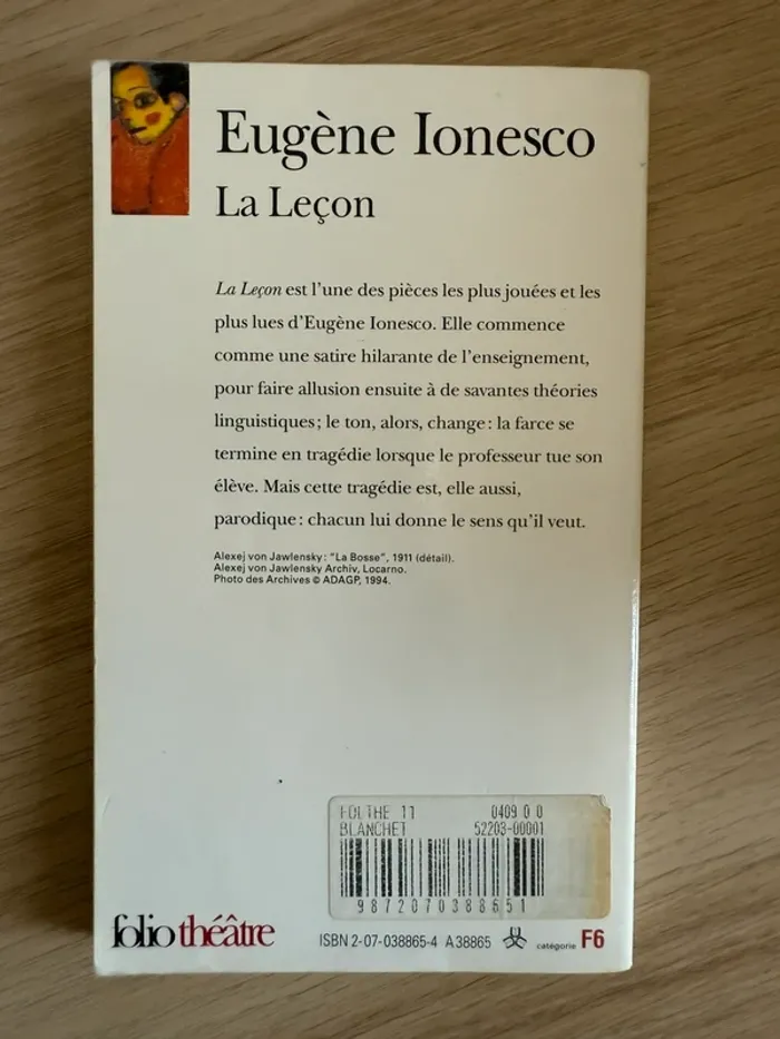 Eugène Ionesco la leçon - photo numéro 2
