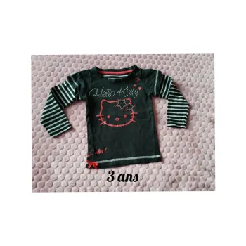 Haut manches longues Hello Kitty 3 ans