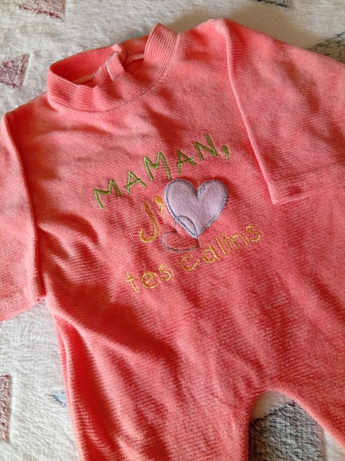 Pyjama maman j'aime tes câlins - photo numéro 3