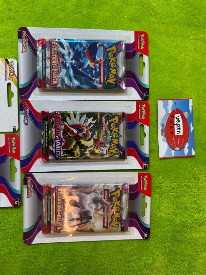Lot de 5 Blisters Pokémon Scellé Comprend 2x Écarlate et Violet 2x Évolutions à Paldéa 1x Origine Perdue - photo numéro 3