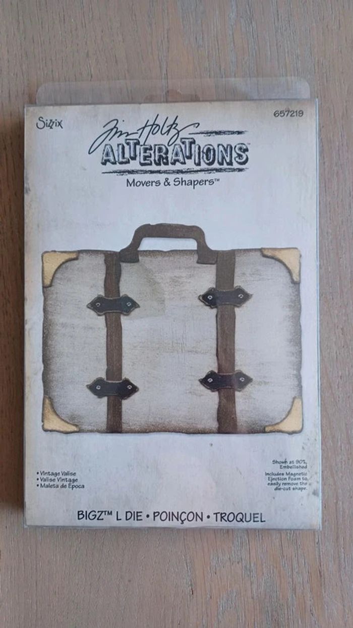 Sizzix Movers & Shapers L Die - Vintage Valise par Tim Holtz
