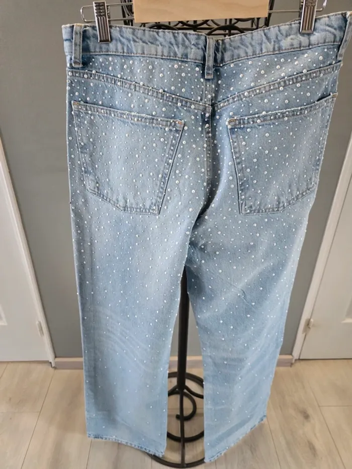 Jeans perles Zara - photo numéro 4