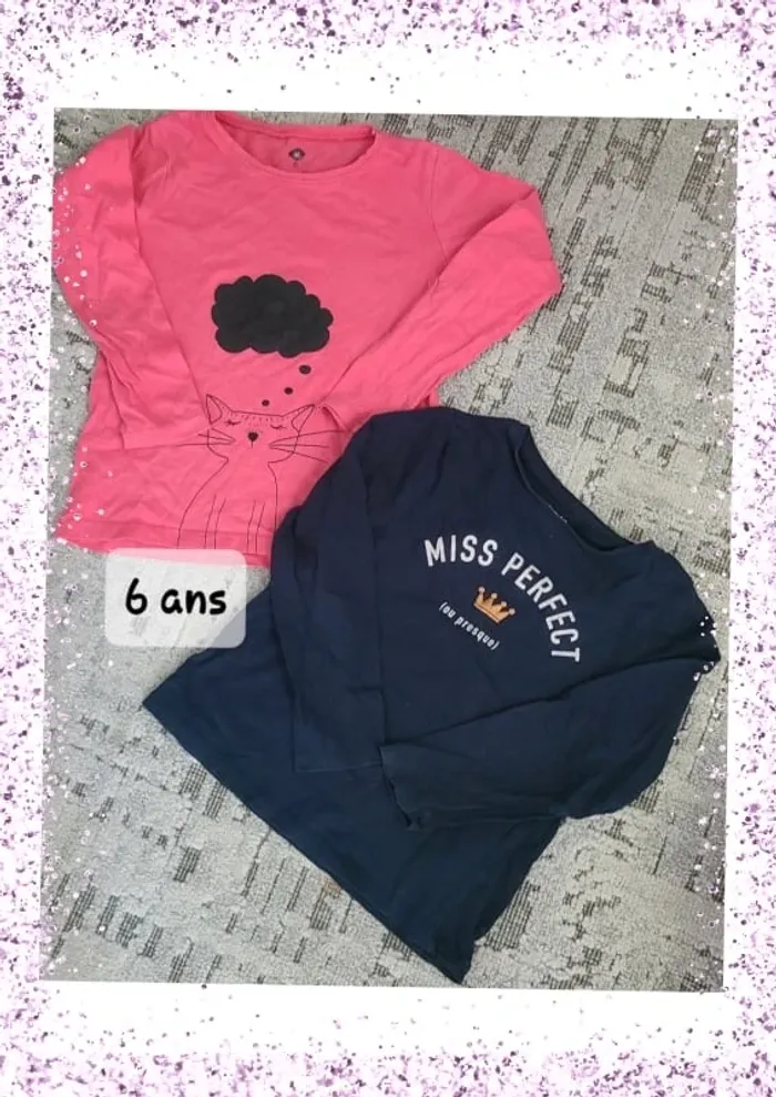 Lot t-shirts 6ans