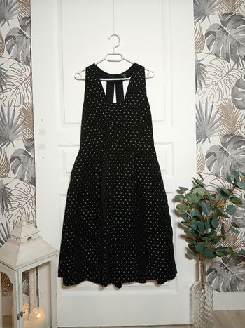 Robe 1.2.3 Paris – Taille 42 – Noire à petits motifs – Élégante & féminine