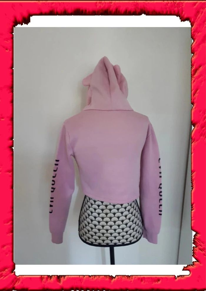Sweat a capuche court XXS - photo numéro 5