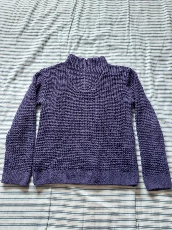 Pull col camionneur zippé
