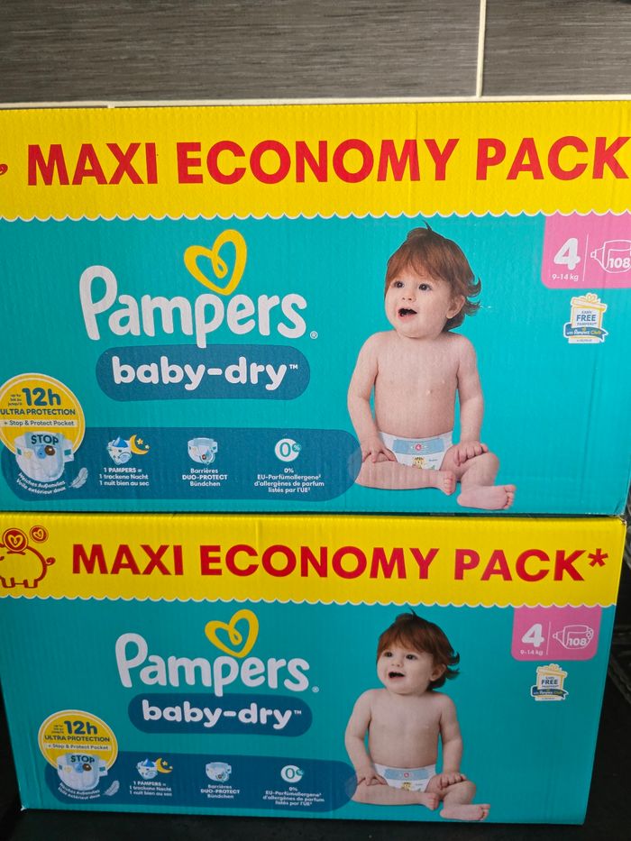 Lot 2 pack Pampers taille 4 - photo numéro 4