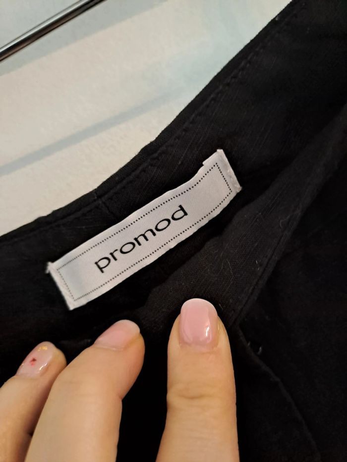Pantalon promod en lin et lyocell - photo numéro 2