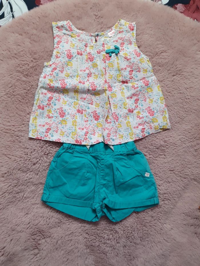 Ensemble zara été fille 18 24 mois