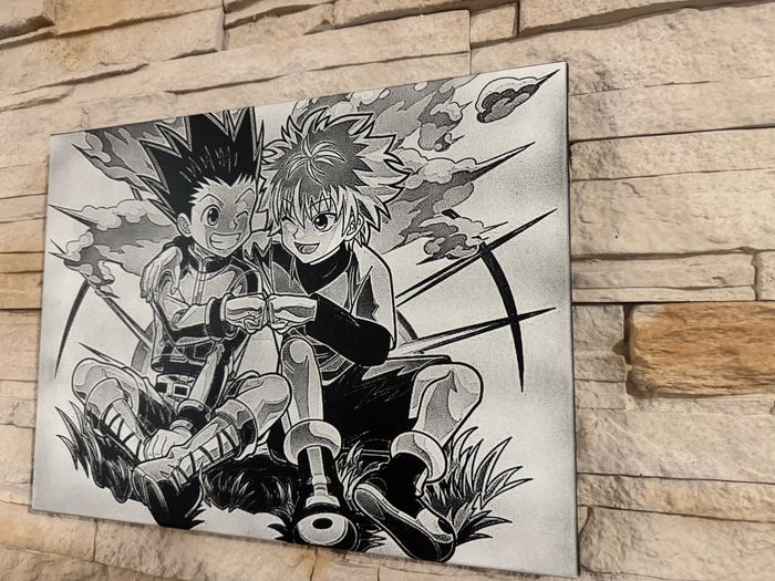 Tableau Gon et Killua du manga Hunter x Hunter - photo numéro 3