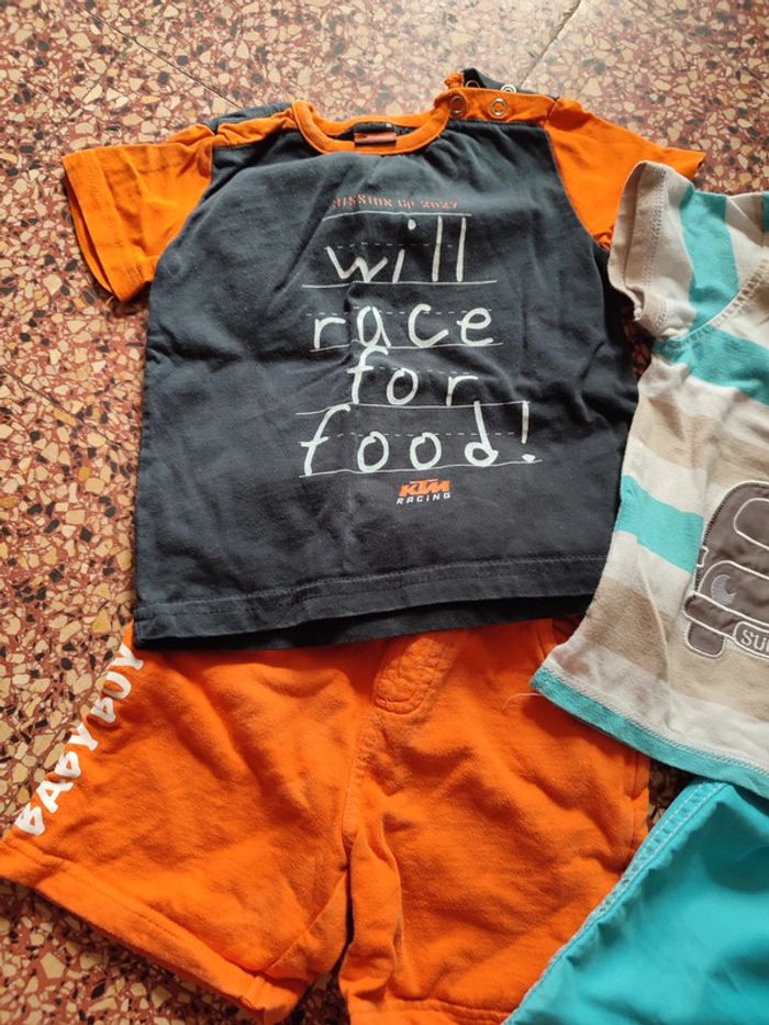 Tee shirt, short 2 ans - photo numéro 2