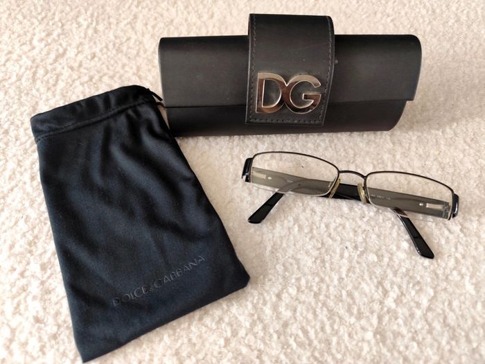 Monture lunette de vue d&g femme avec étui boîte Dolce Gabbana