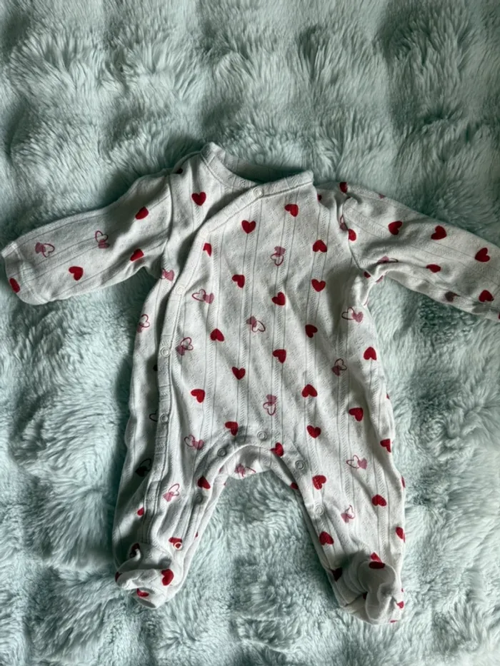 Pyjama motif cœur - photo numéro 2