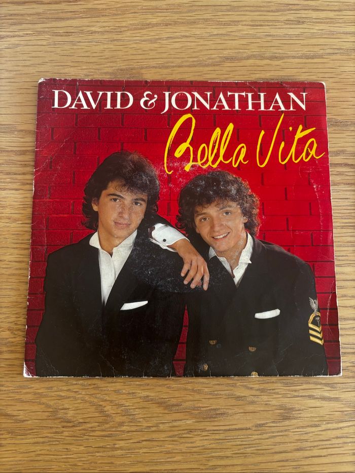 Vinyle 45 tours David et Jonathan Bella vita