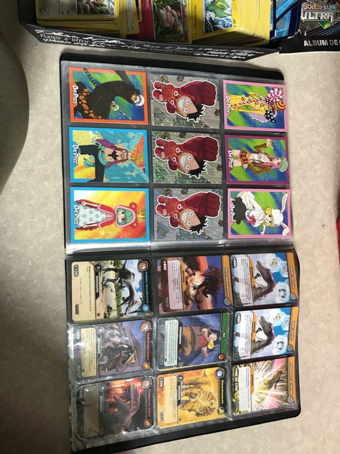 Classeur Pokémon one pièce et dinosaur king