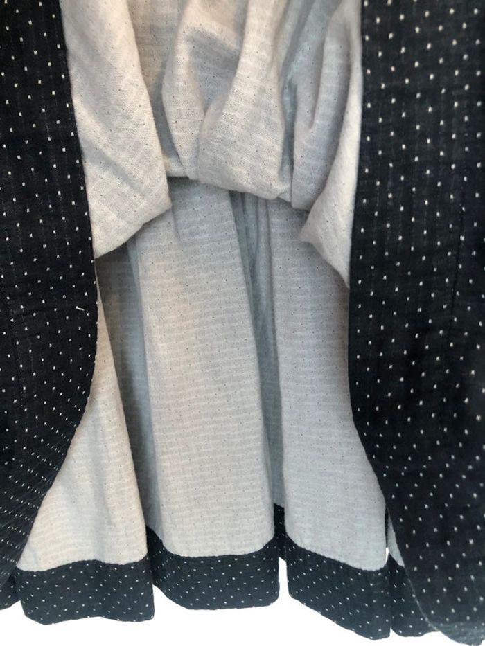 Robe bleue marine à pois petit bateau - photo numéro 4