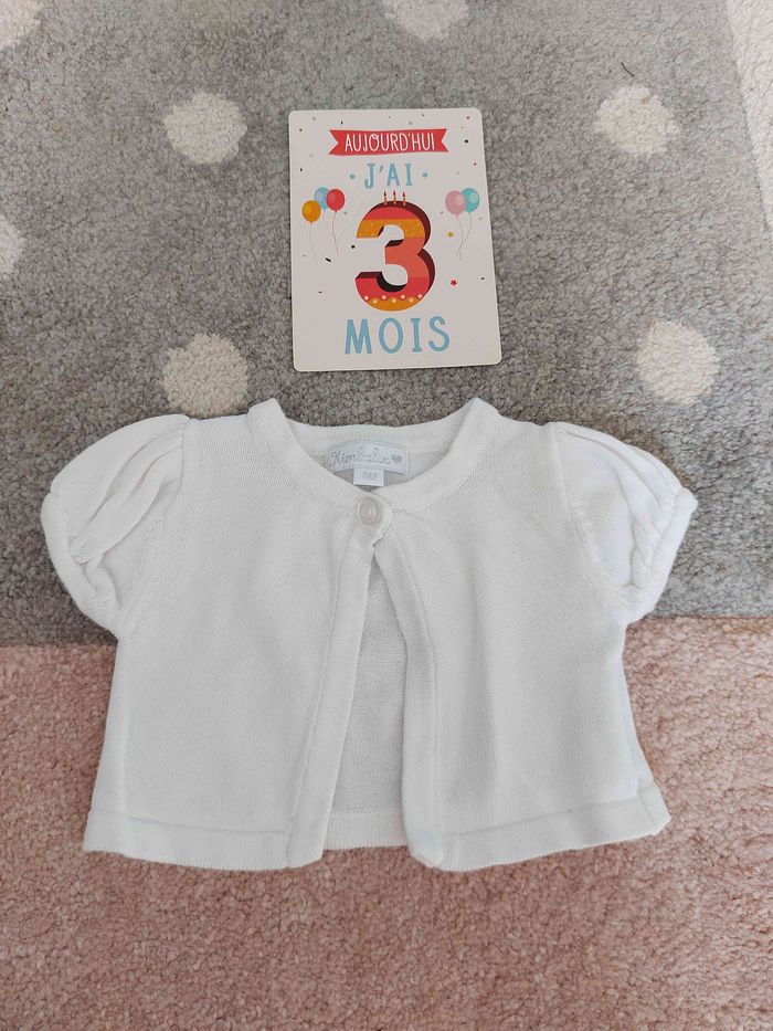 Gilet 3 mois neuf