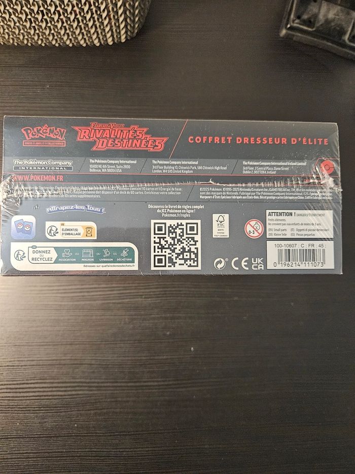 ETB EV10 Pokémon Rivalités Destinées scellée FR - photo numéro 6