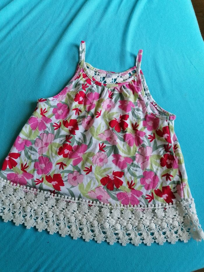 Haut fleuri 4 ans