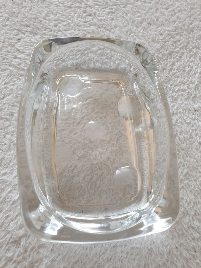 Porte savon en verre