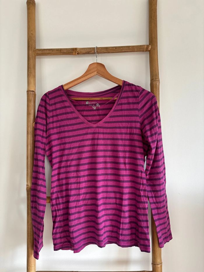 Sous pull rose et violet