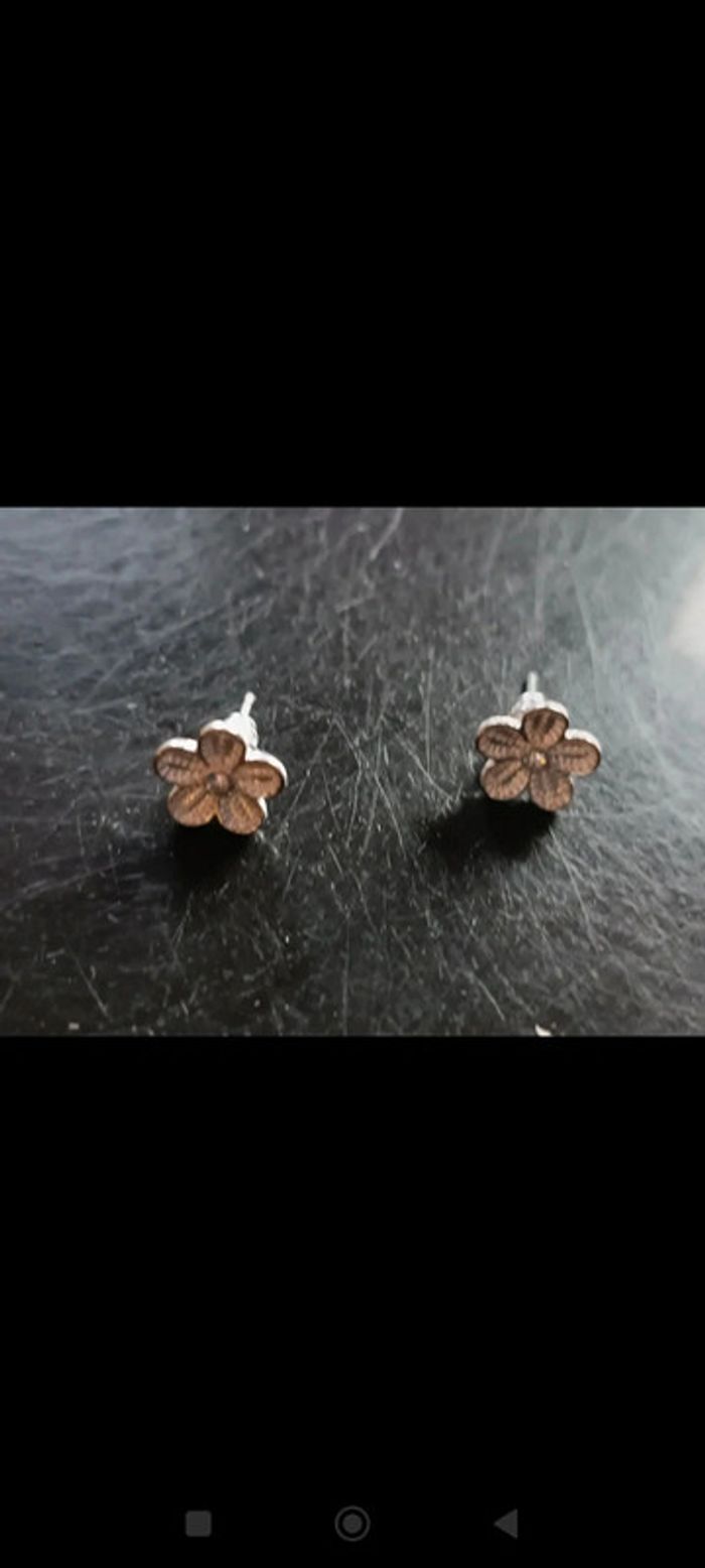 Boucles d'oreilles fleurs