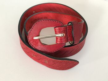 Ceinture Rouge Foncé