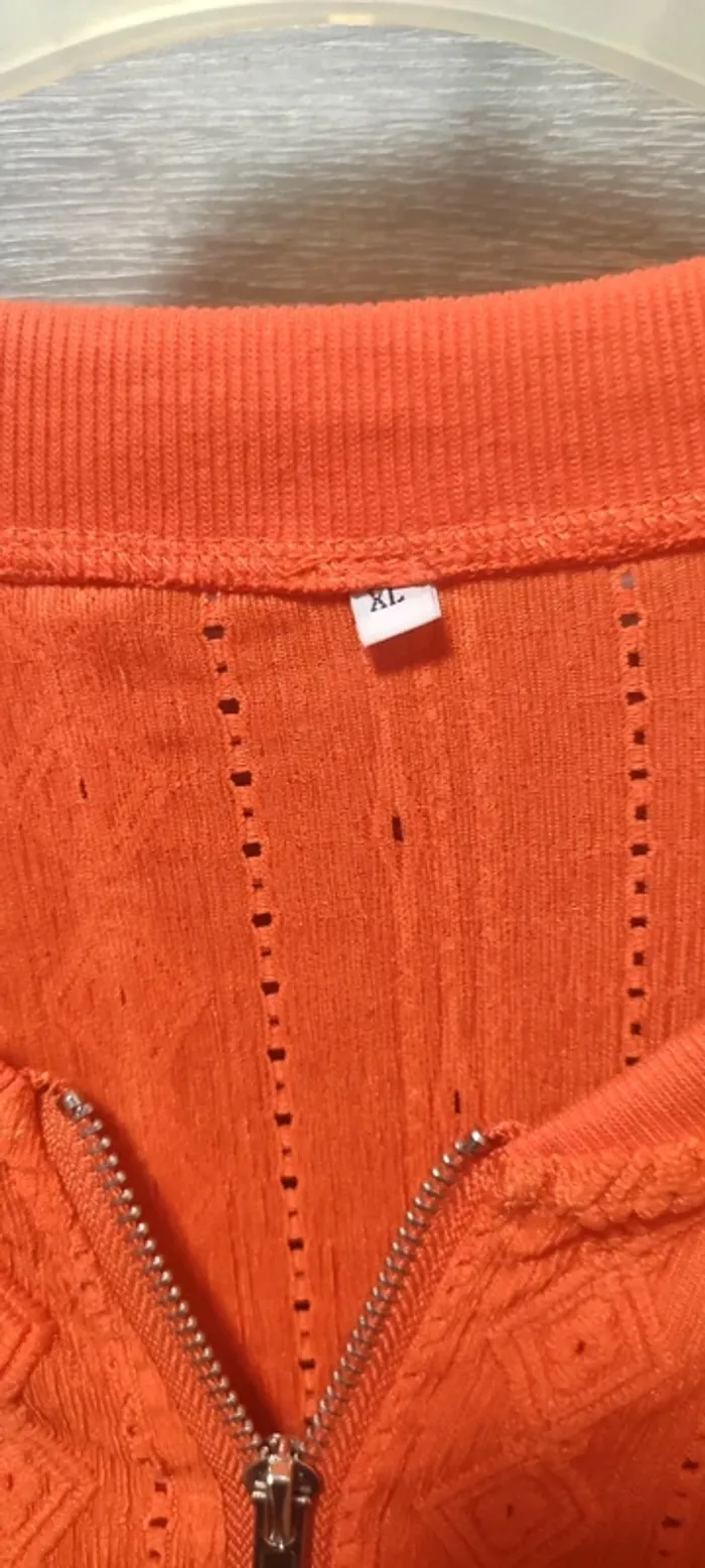 Veste Bombardier orange xl - photo numéro 3