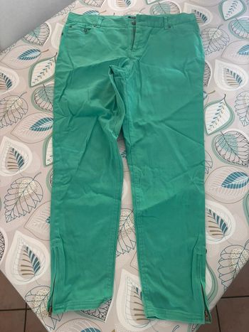 Pantalon vert La redoute 44
