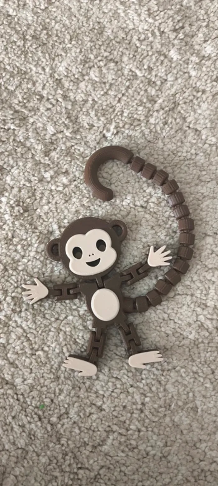 Singe articulé 10x10cm