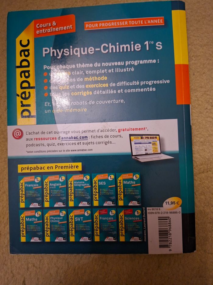Prépabac Physique Chimie 1ère - photo numéro 2