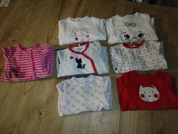 Lot de pyjamas fille 12 mois