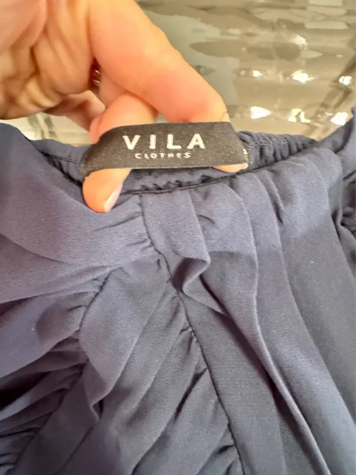 Robe bustier Vila bleu marine taille S neuve - photo numéro 5