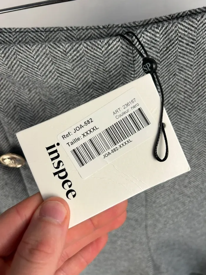 Short taille haute Gris Inspee 3XL neuf - photo numéro 3