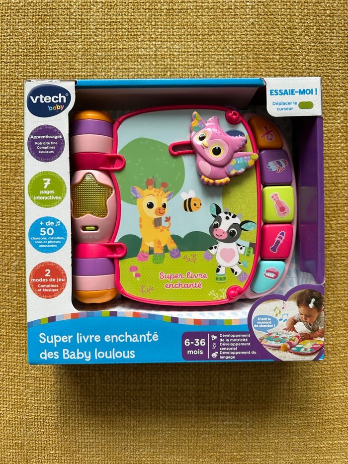 Livre enchanté Vtech neuf - photo numéro 1