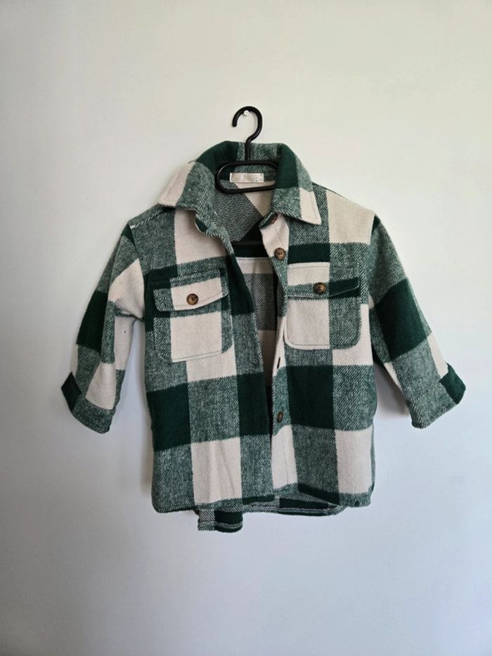 Veste bûcheron verte