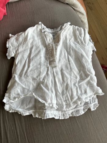 Blouse en lin 3/6m