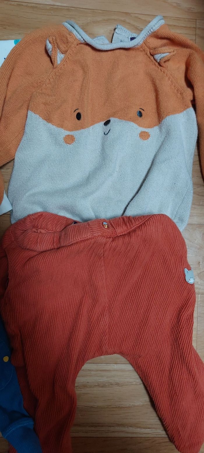 Lot de 2 ensembles sergent major 9mois - photo numéro 4