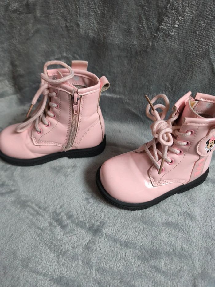 Bottines vernis rose minnie taille 22 - photo numéro 7