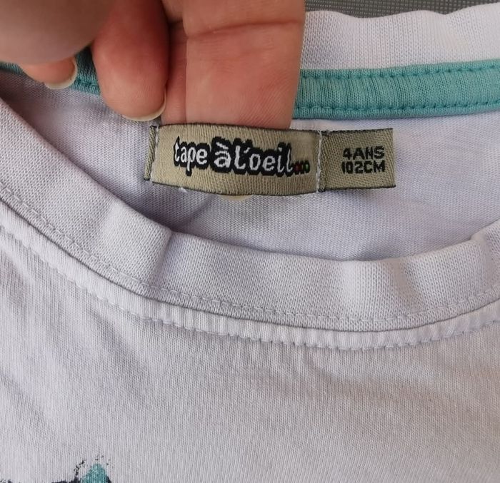 Tee-shirt MC 4 ans garcon Tape à l'oeil - photo numéro 3