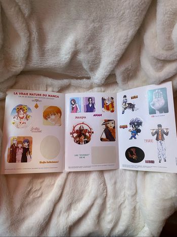 Stickers manga / autocollants manga