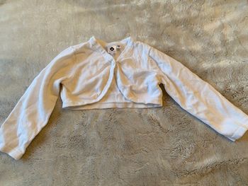 Boléro blanc 12mois