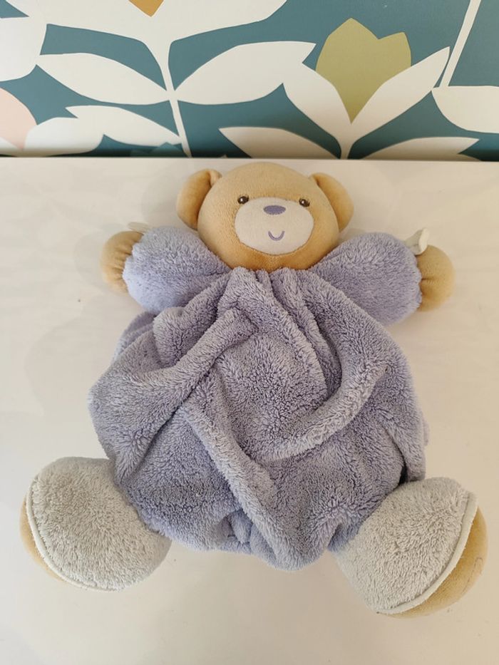Doudou ourson/ ours/ nounours plume kaloo - photo numéro 4