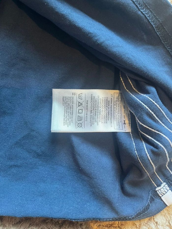 Tee shirt homme vintage Adidas Euro 2016 / Bleu / M / Très bon état - photo numéro 7