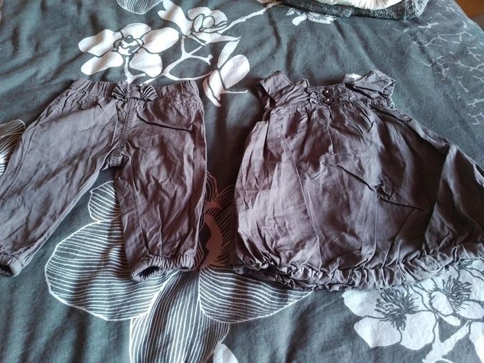 Robe boule et pantalon 1 mois
