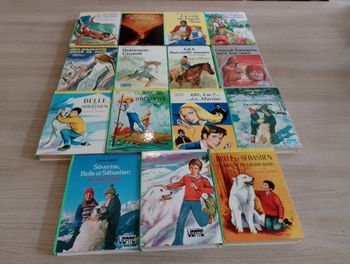 Lot de 15, bibliothèque verte (J.o. Curwood, Fenimore Cooper(3)